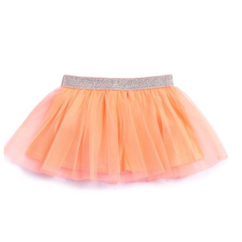 Baby Girls Garanimals Peach & Shimmer Sparkle Tutu Skirt - Sz 12 mo